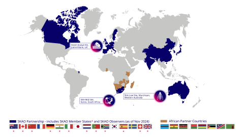 SKAO Global Map - Nov 2024